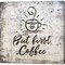 But First Coffee by Britt Hallowell 12" x 12" Canvas Wall Art
